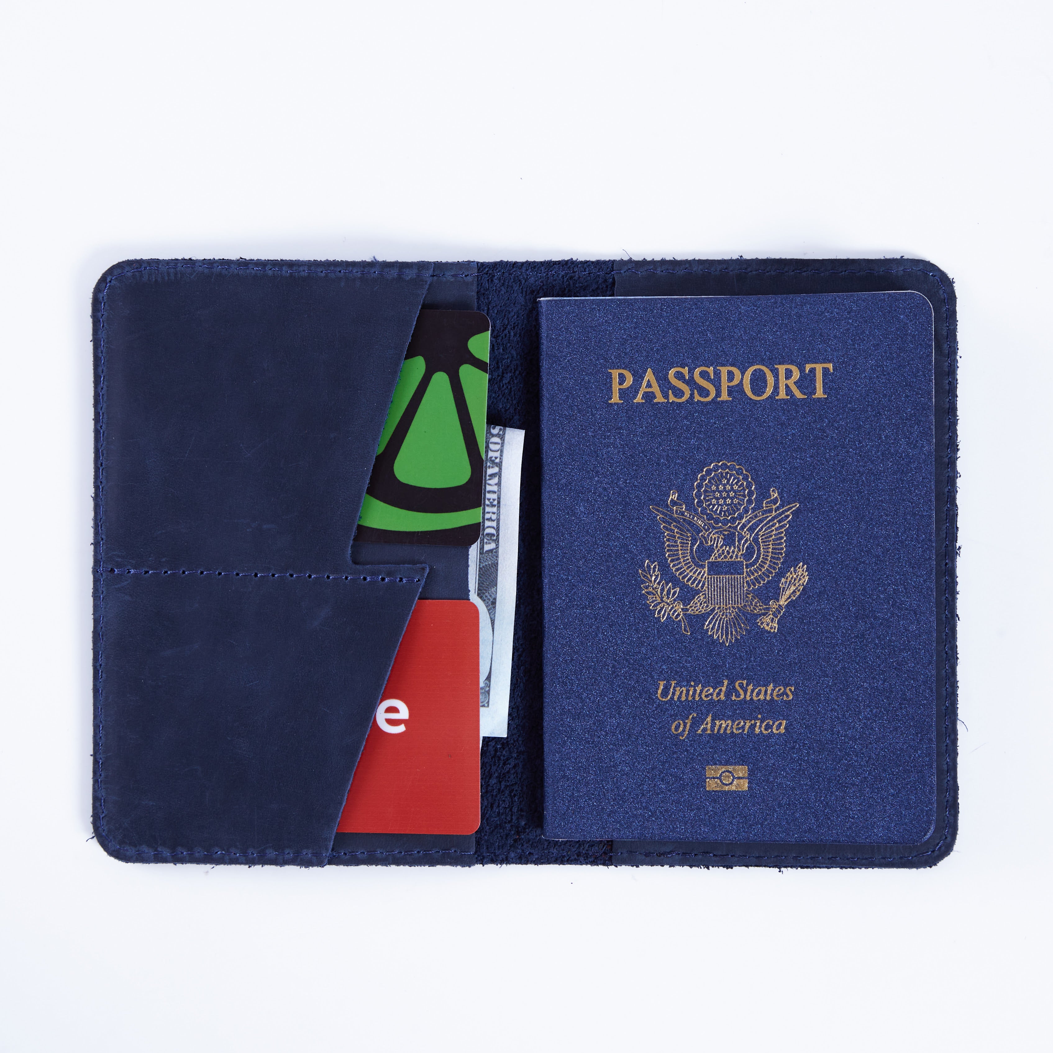 Passport cover with the national symbol of United States