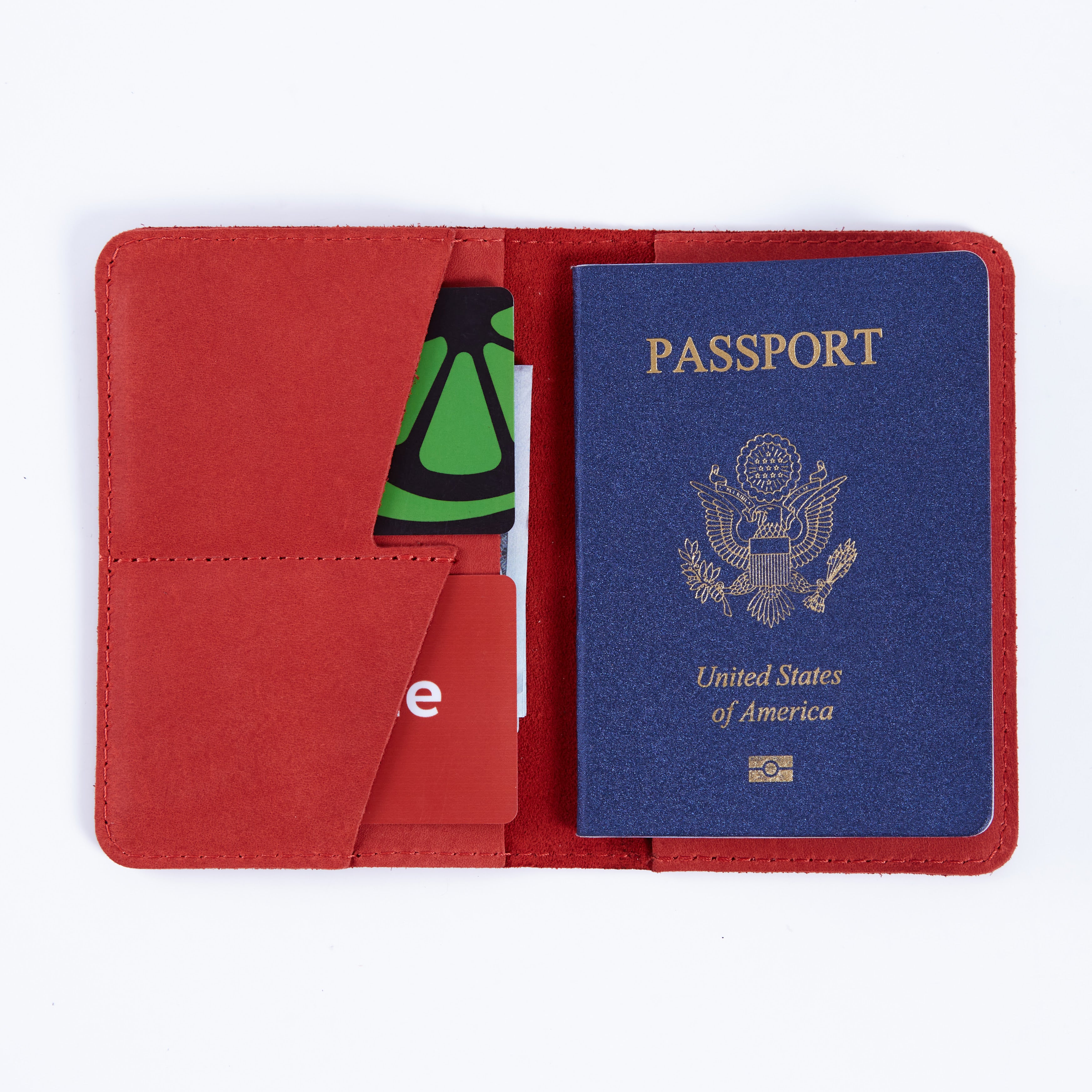 Passport cover with the national symbol of United States