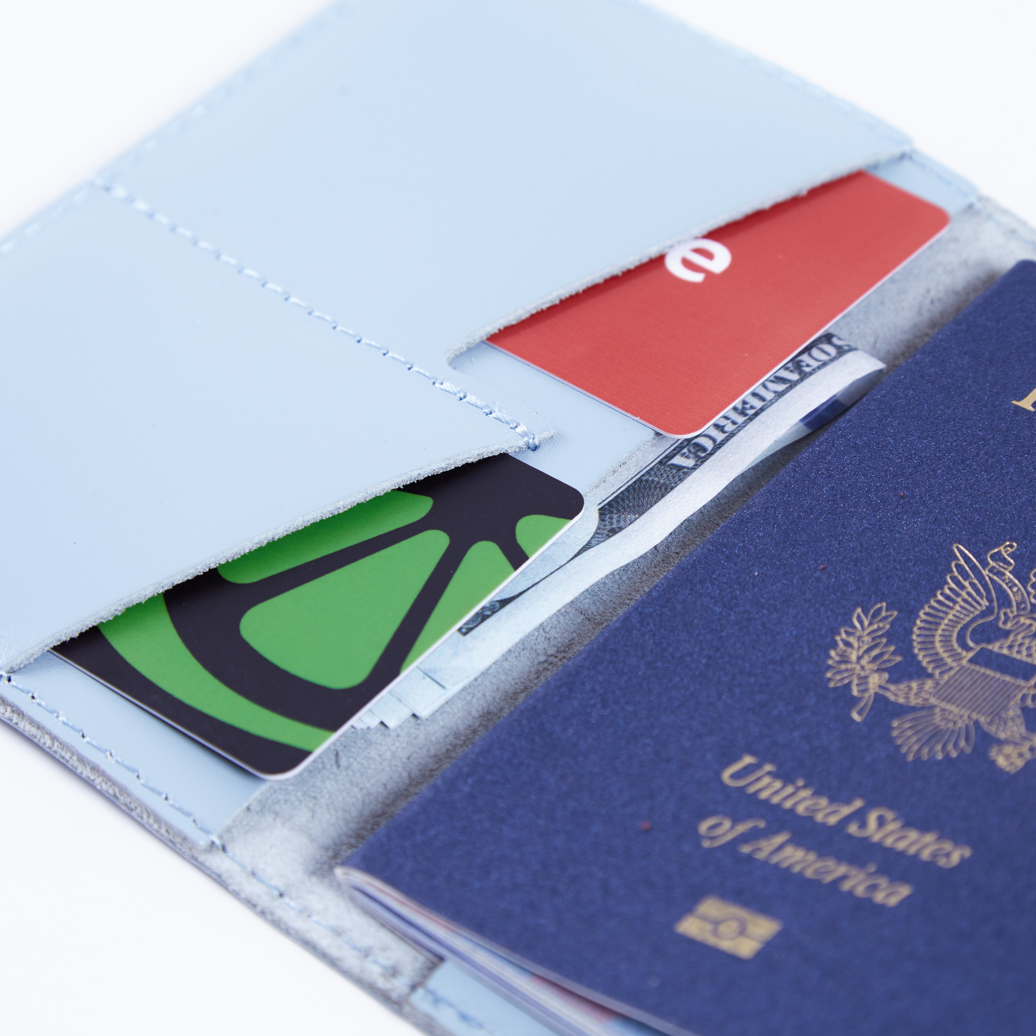 Funda para pasaporte con el símbolo nacional de Estados Unidos