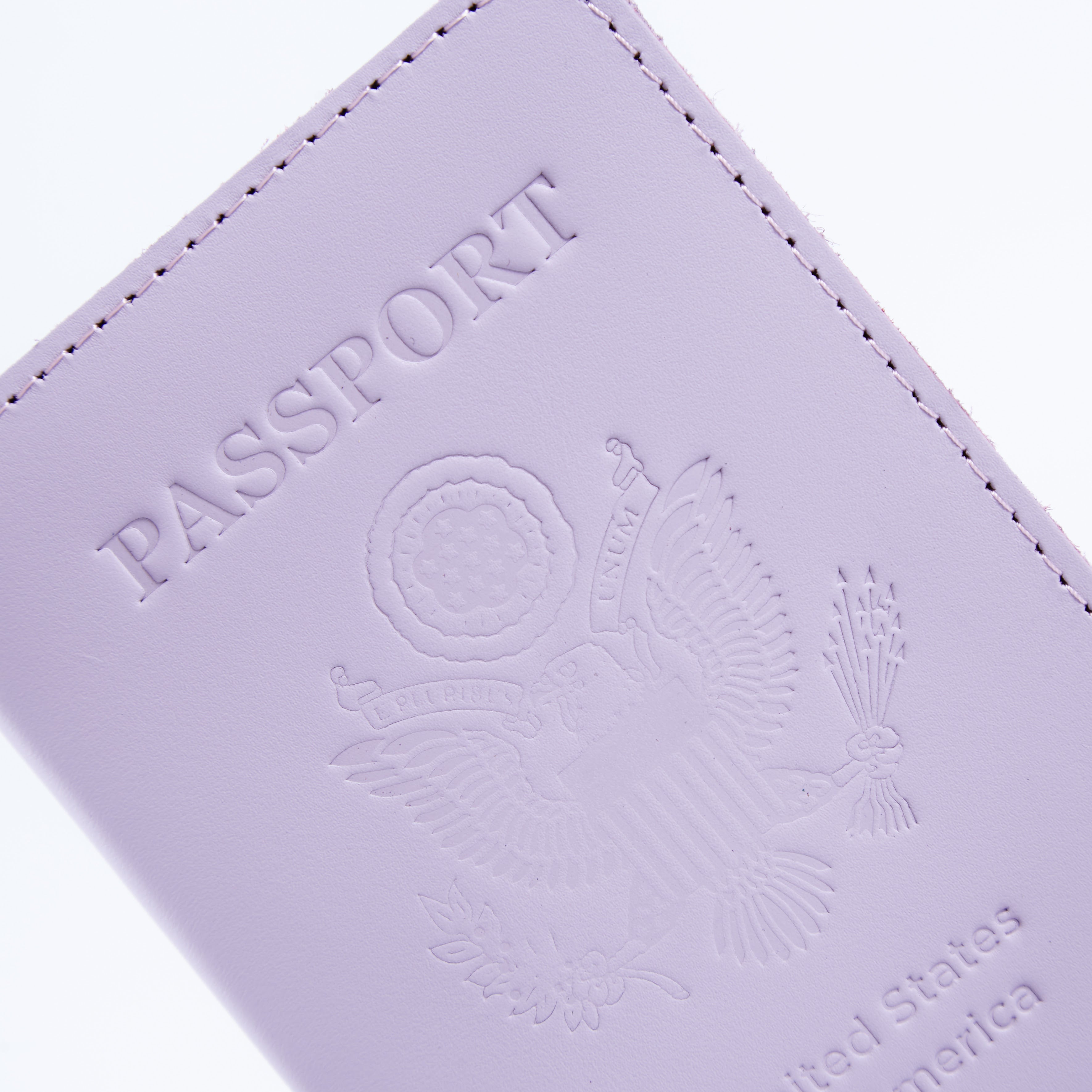 Passport cover with the national symbol of United States