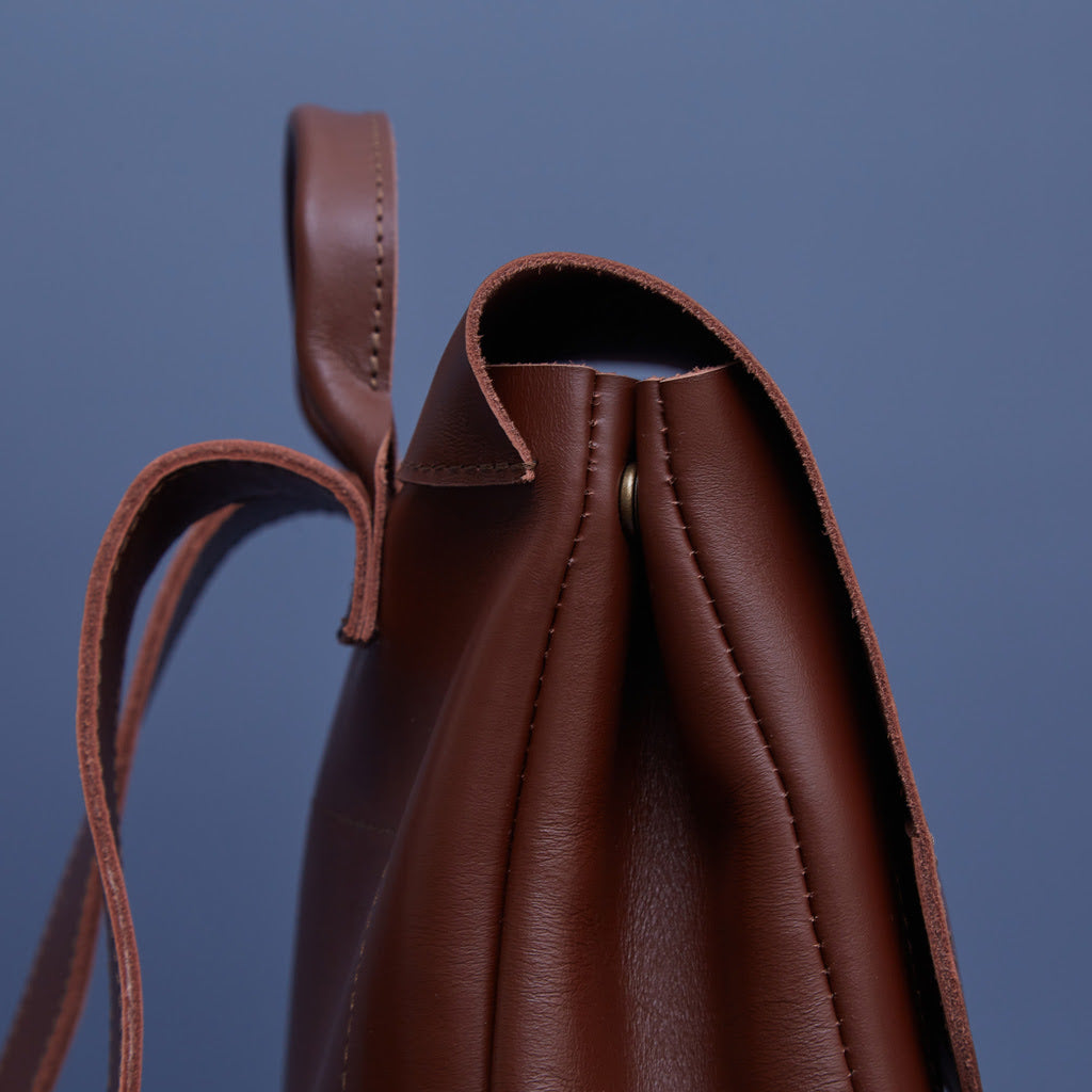 Unia Laptop Backpack in classic leather
