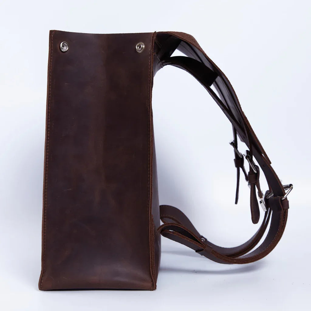 Gloria Leather Backpack with Laptop Pocket - INCARNE® Global