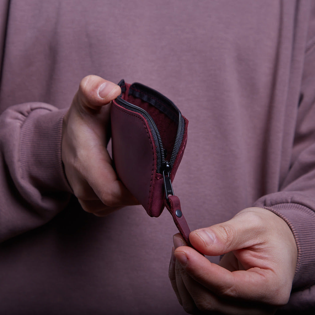 Leaf Leather Eyeglass Case