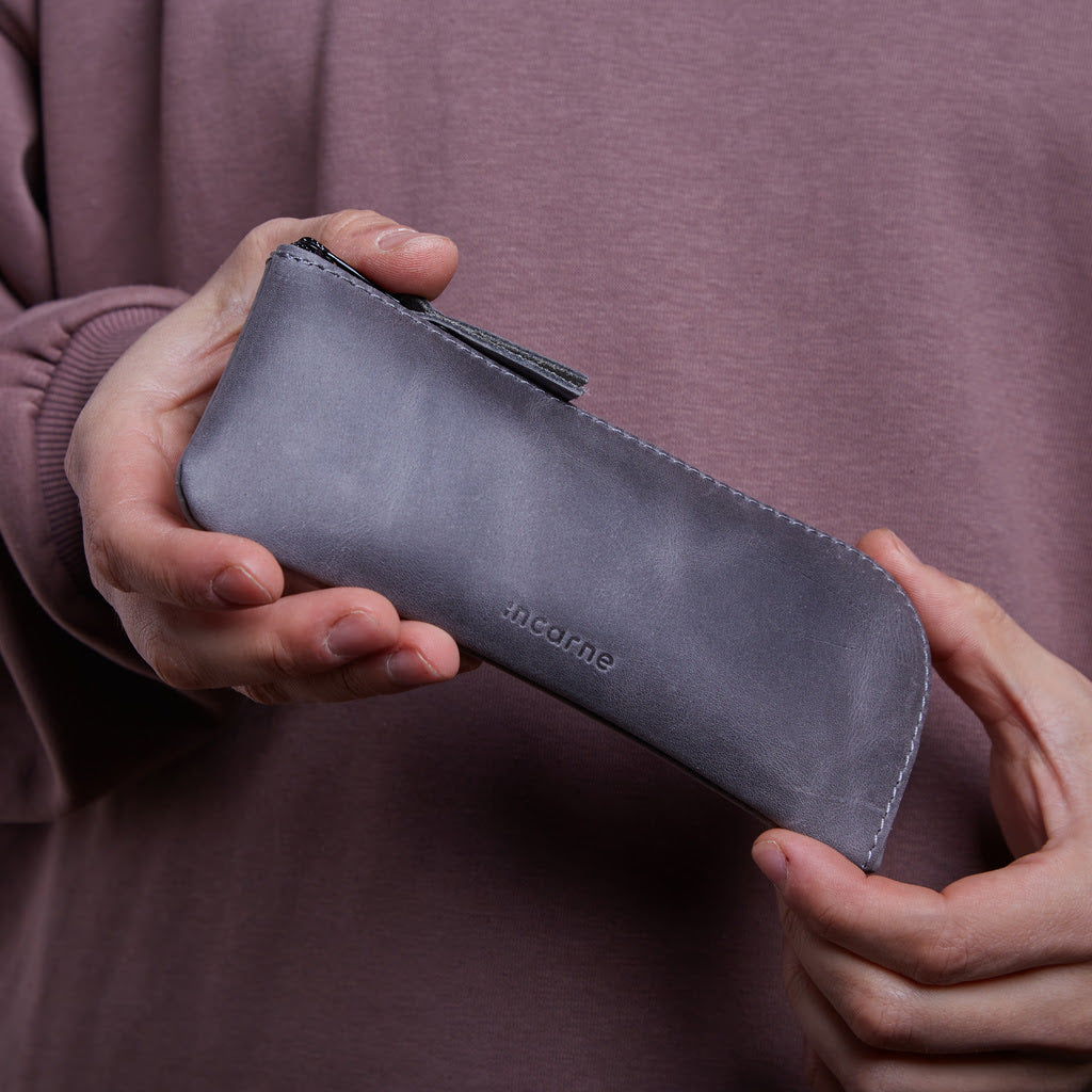 Leaf Leather Eyeglass Case