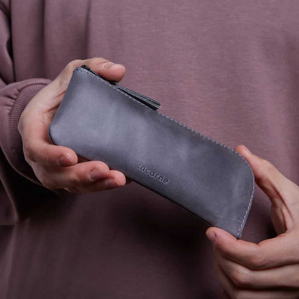 Leaf Leather Eyeglass Case - INCARNEĀ® Global