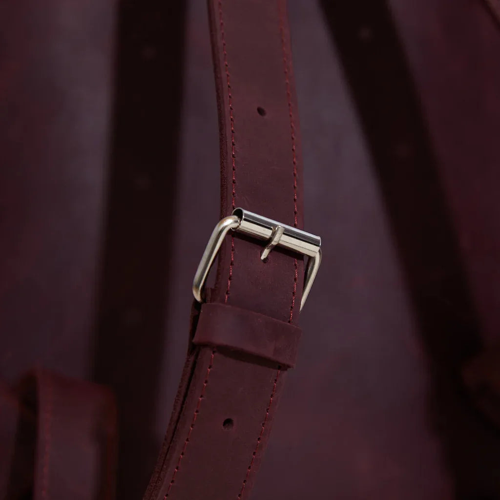 Gloria Leather Backpack with Laptop Pocket - INCARNE® Global