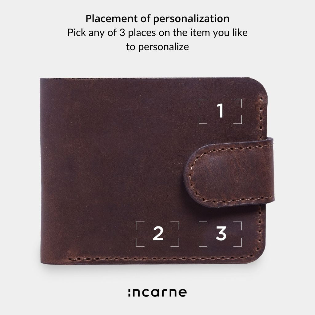 Portefeuille anti-RFID Mini Jack en cuir vintage