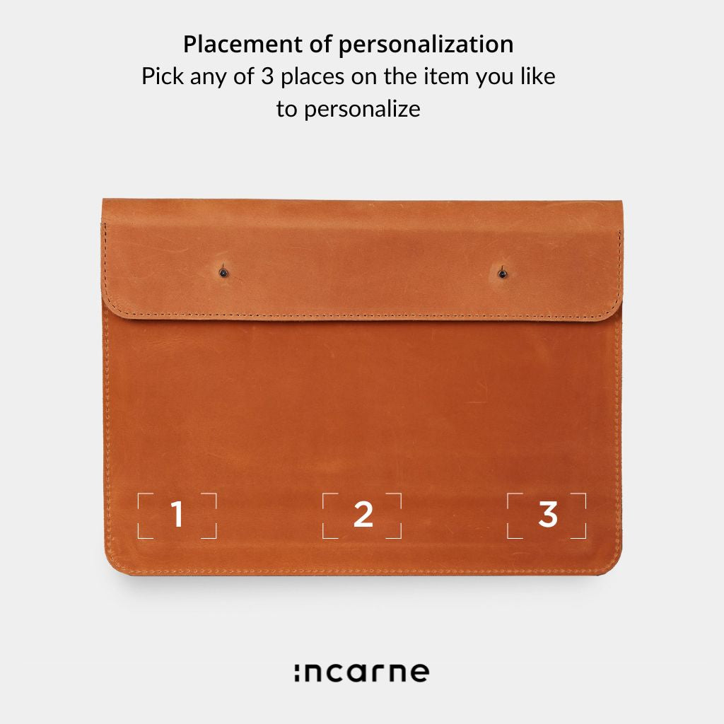 Neat Laptop Sleeve, Cognac (vintage)