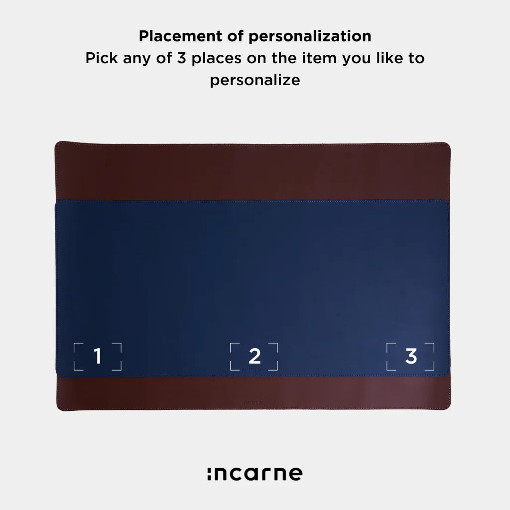 ProDesk classic leather desk pad - INCARNE® Global