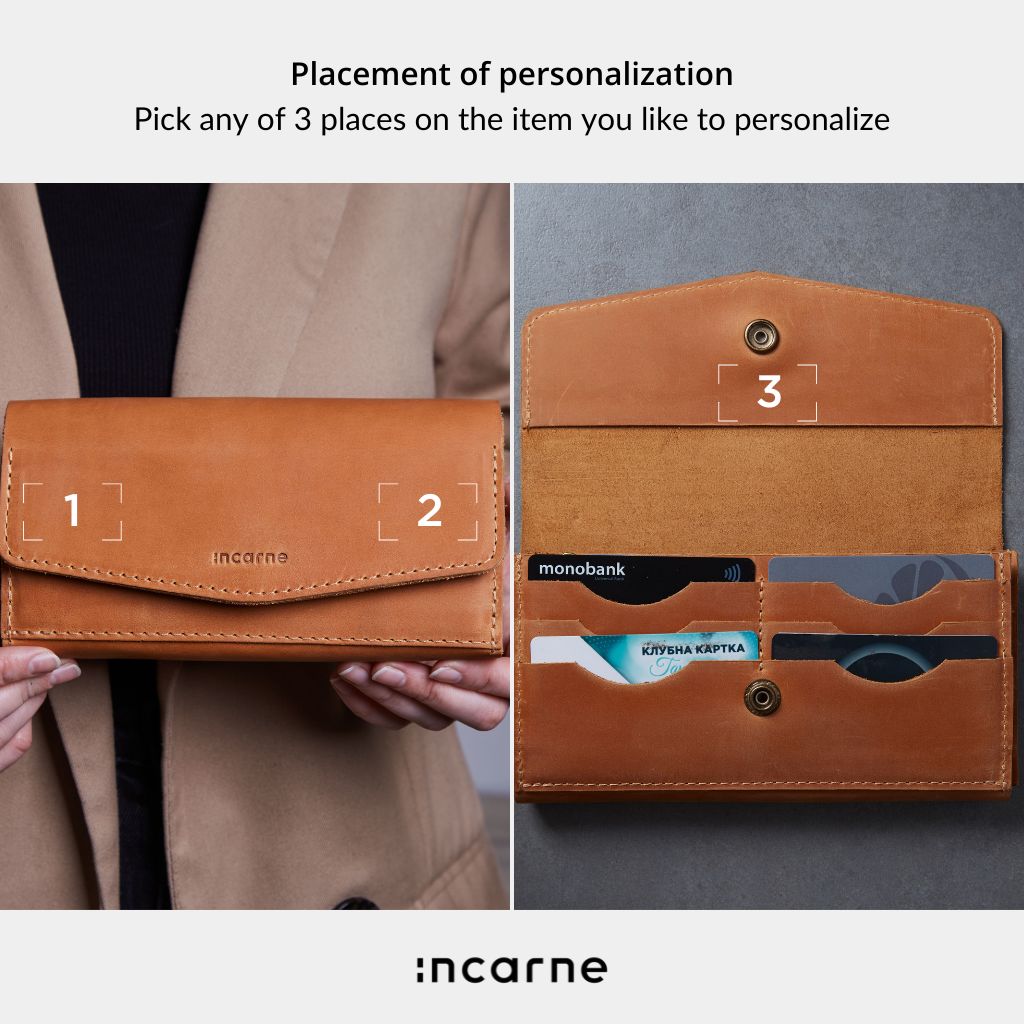 Simple Capacious Leather Wallet