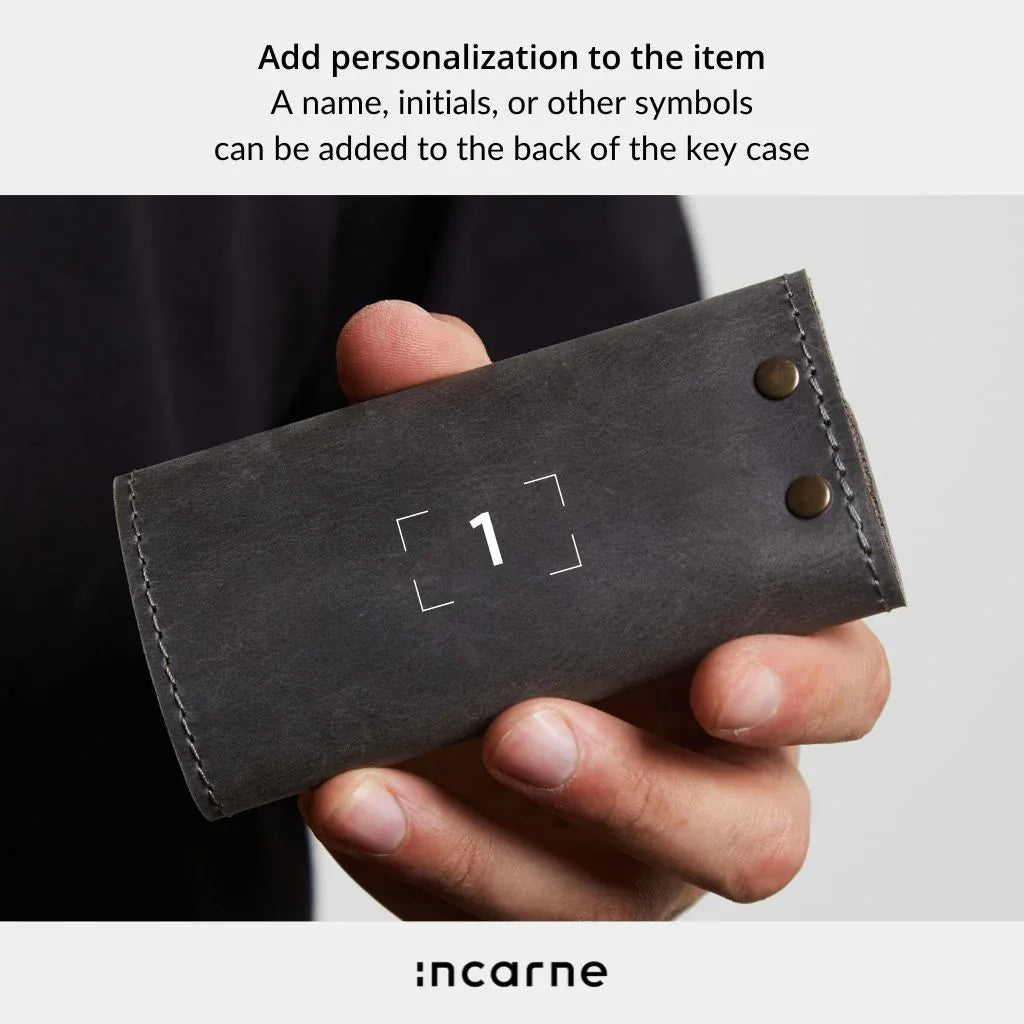 Woody Leather Key Case - INCARNE® Global