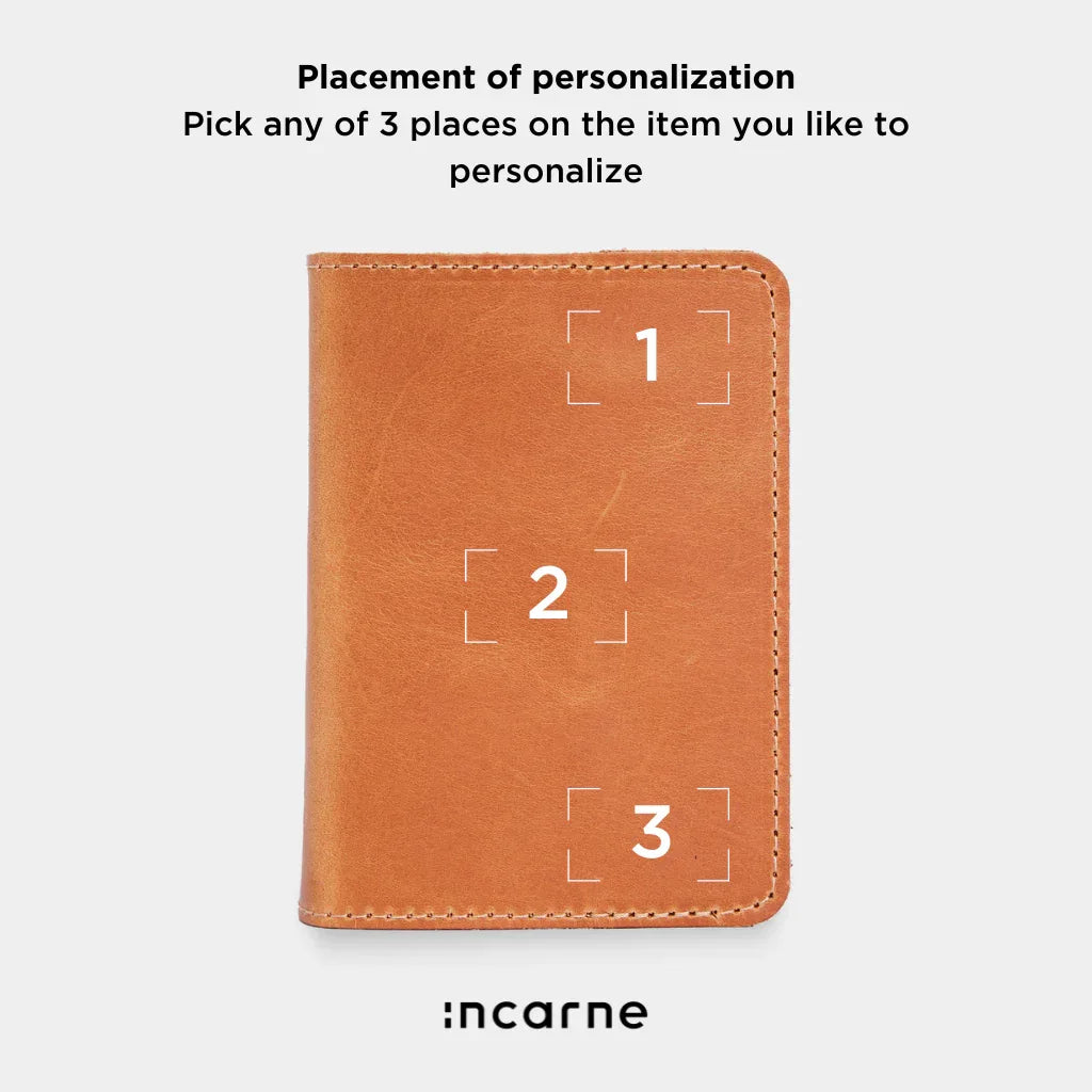 Bali Leather Passport Cover - INCARNEĀ® Global