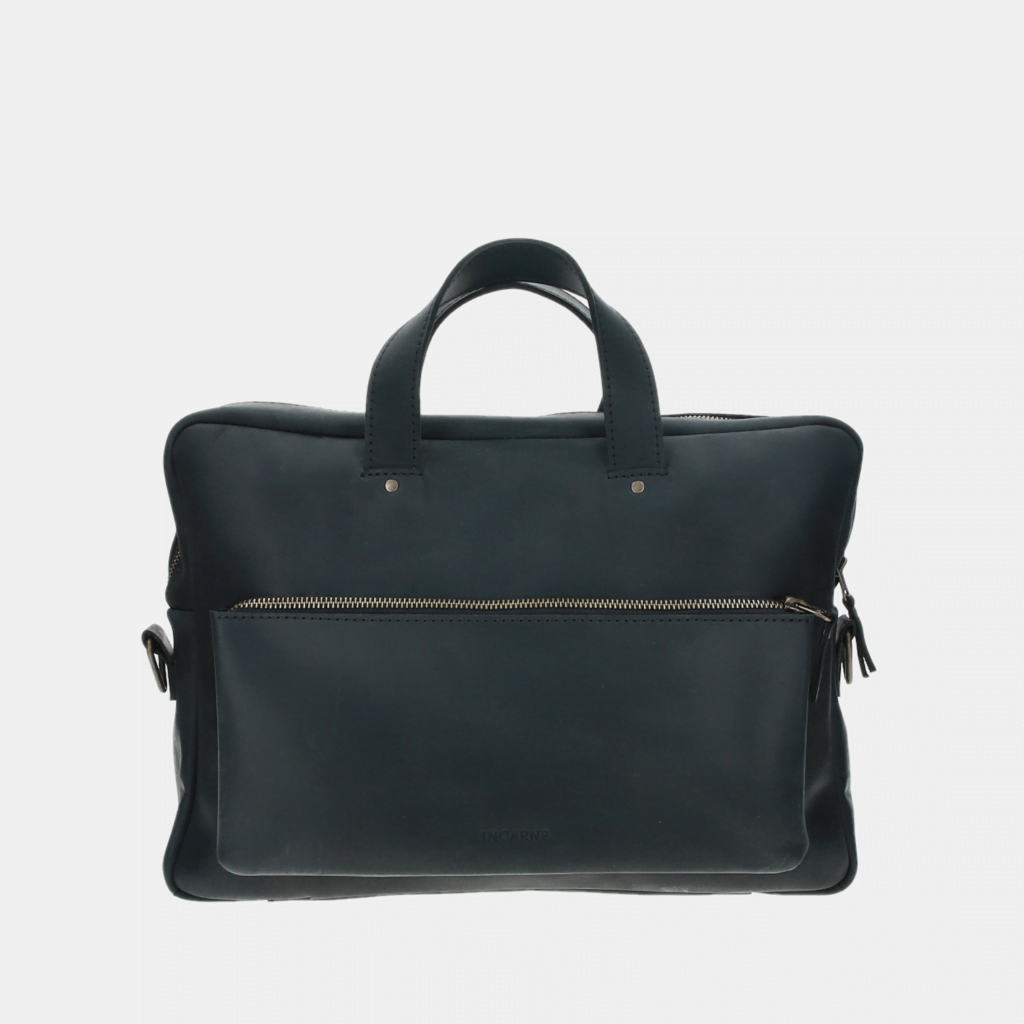 Biz Leder -Laptop -Tasche