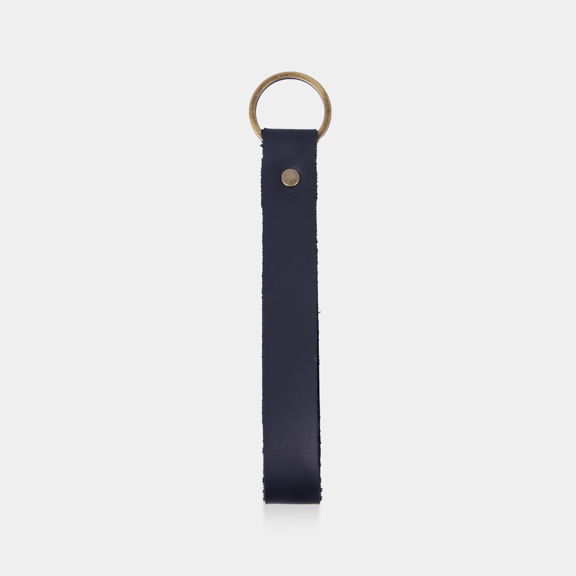 Minimalist Leather Keychain - Main Image
