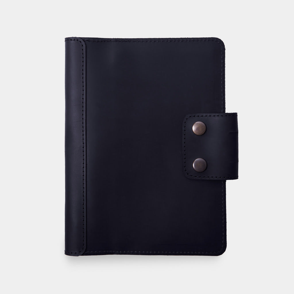 Lederportfolio-Organizer für ein Notebook