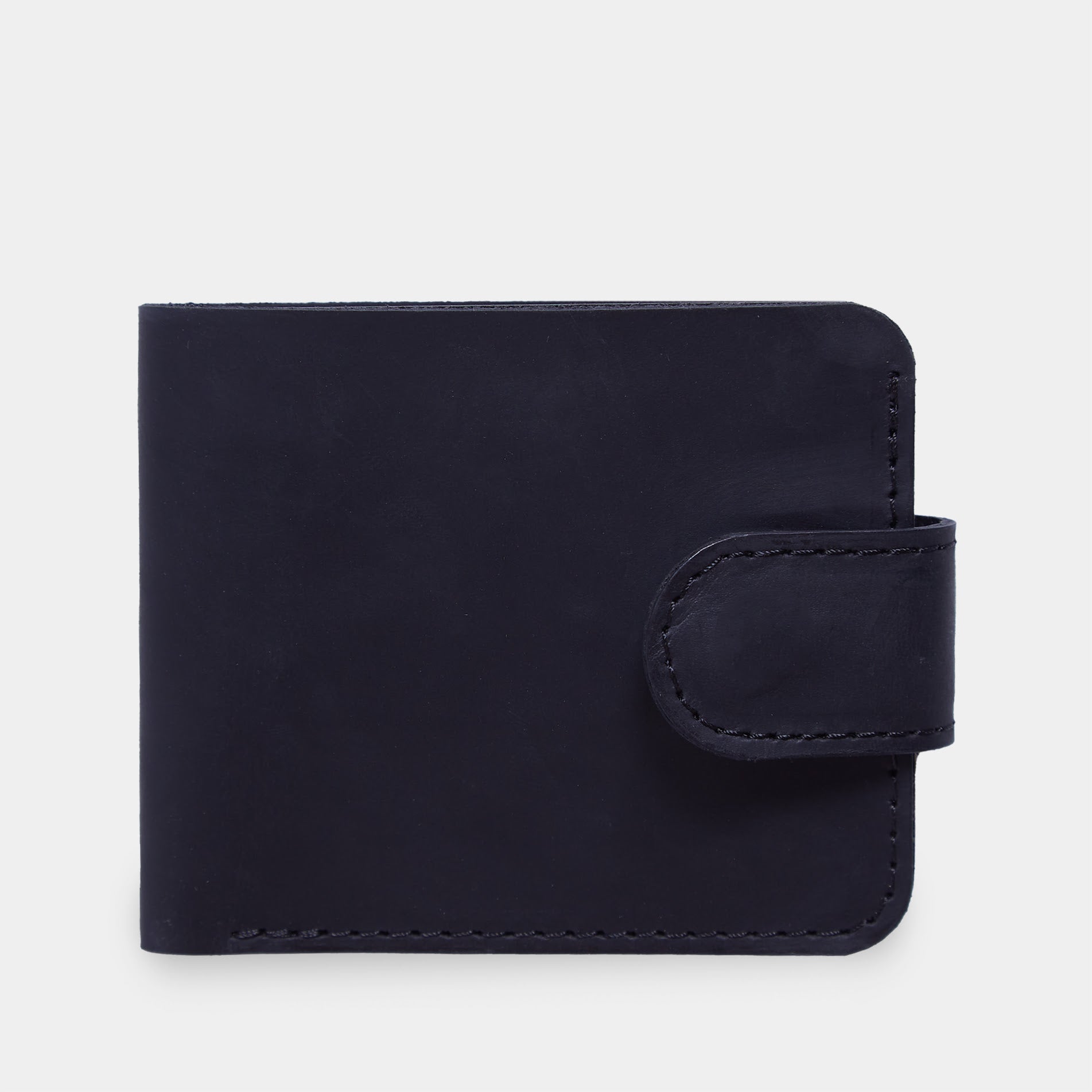 Mini Jack RFID-blocking wallet made from vintage leather