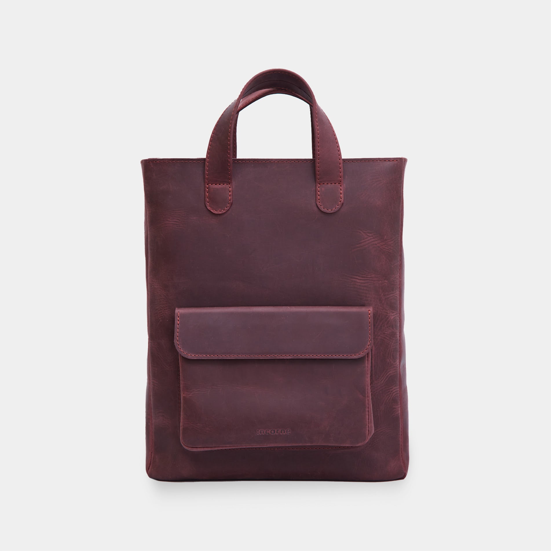 Sac convertible en cuir pour ordinateur portable Voyager Long