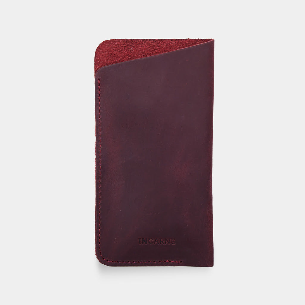 Catch Leather Eyeglass Case