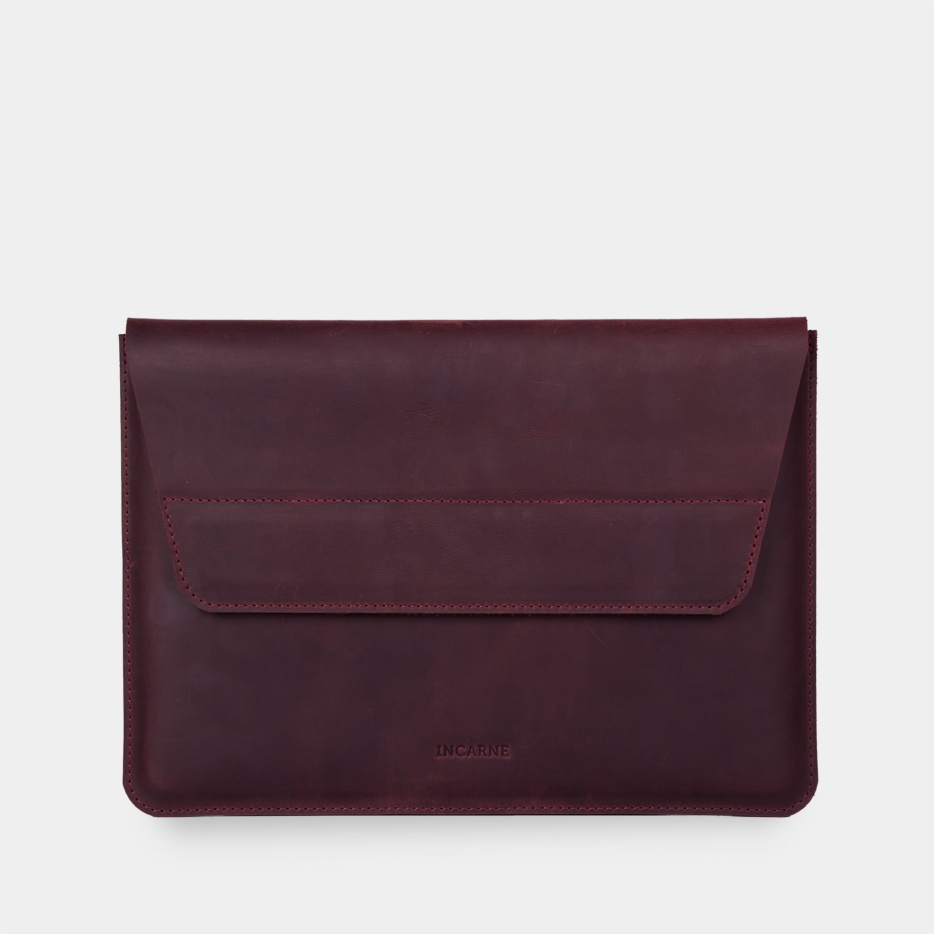 Line Laptop Sleeve, Burgundy (vintage)