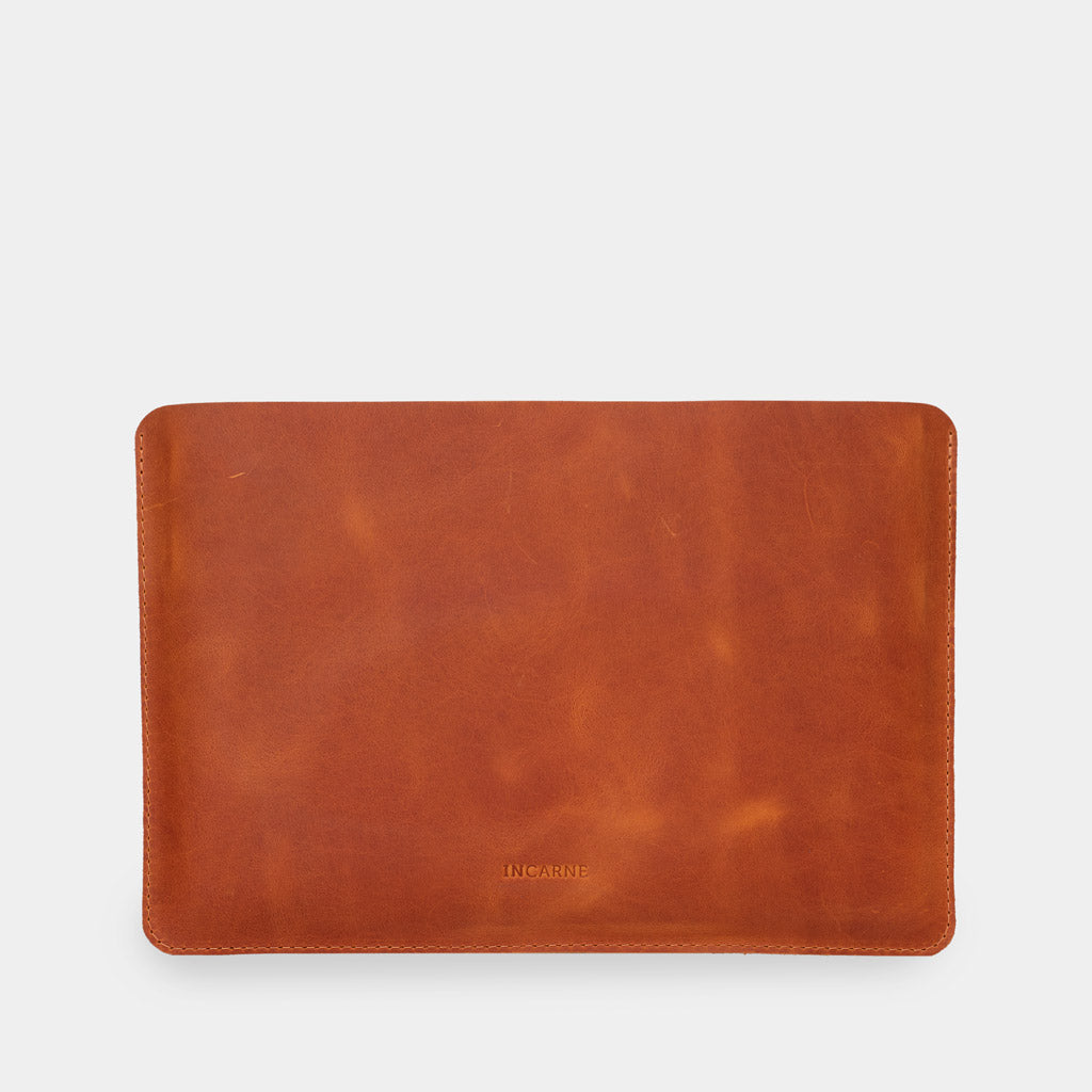 New Gamma Laptop Sleeve, Cognac (vintage)