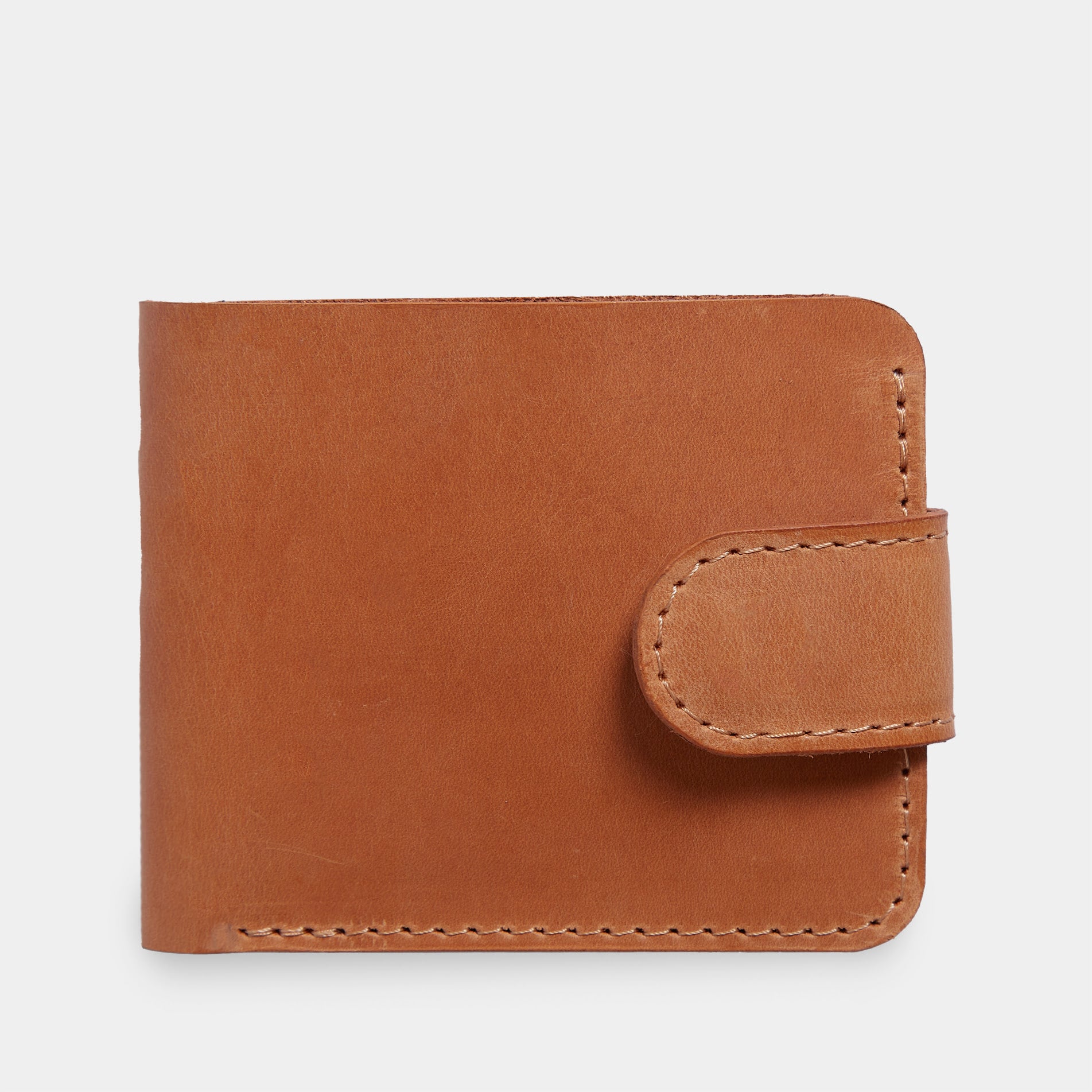 Mini Jack RFID-blocking wallet made from vintage leather