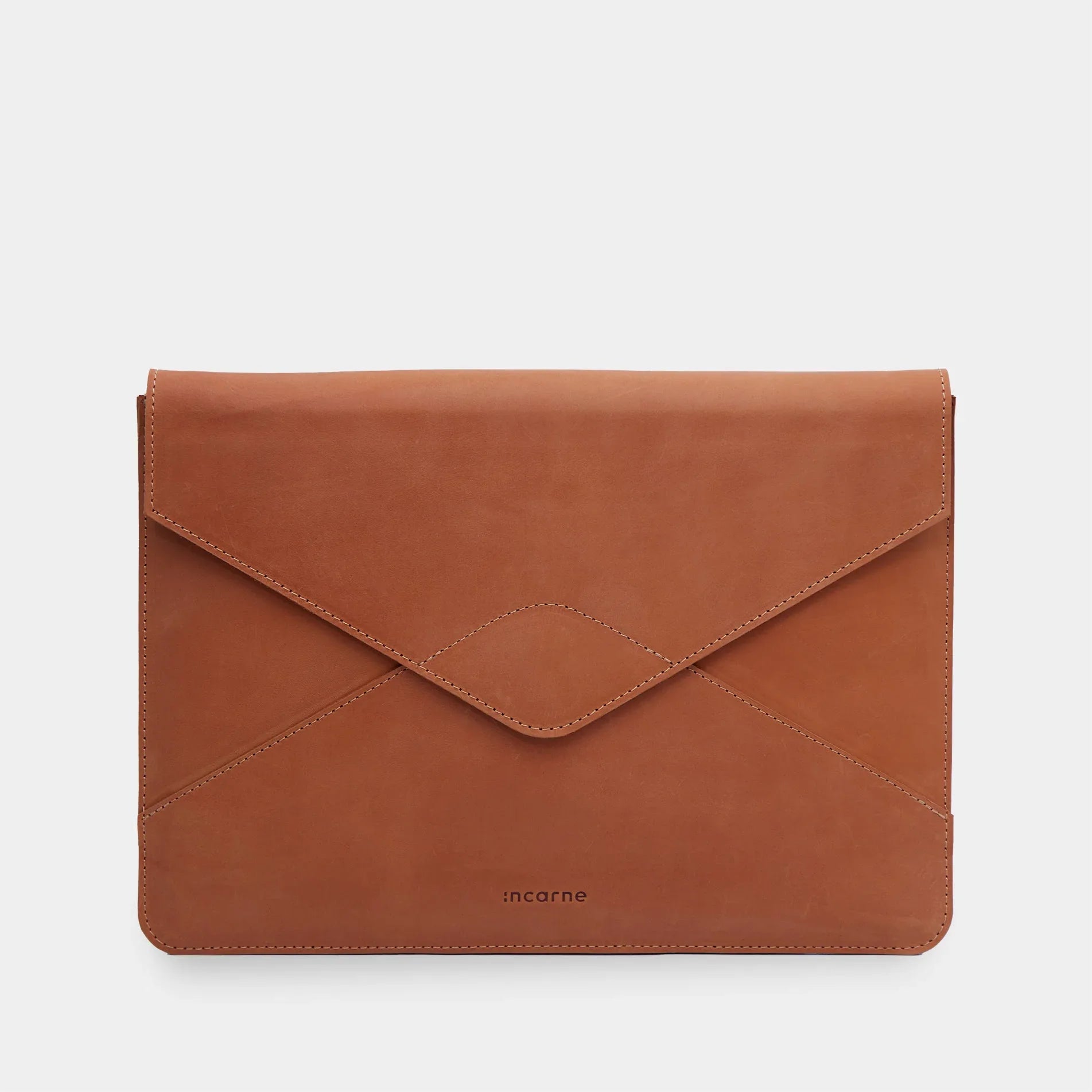 Message Laptop Sleeve, Cognac (vintage) - INCARNE® Global