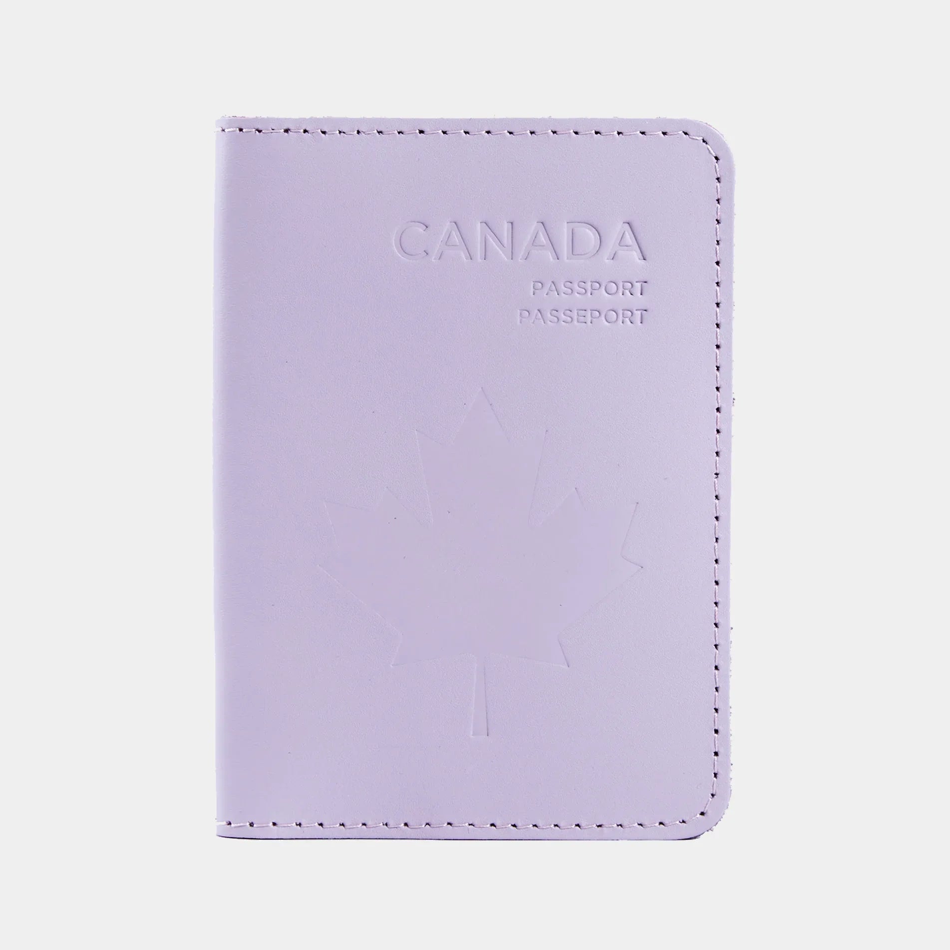 Passport Cover with the national symbol of Canada Made from Classic Leather - INCARNE® Global