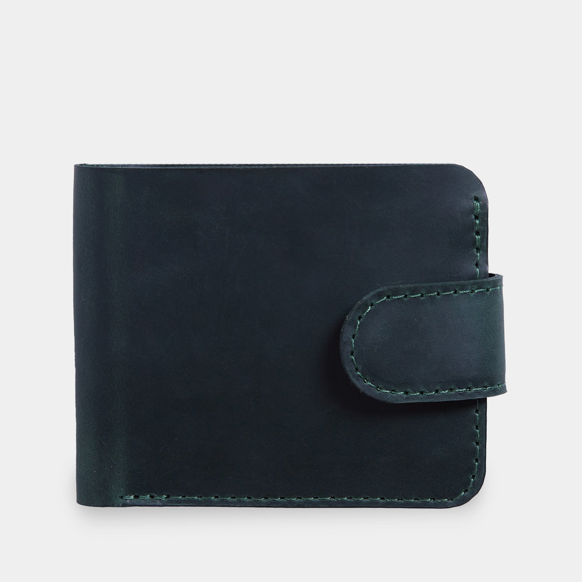 Mini Jack RFID-blocking wallet made from vintage leather