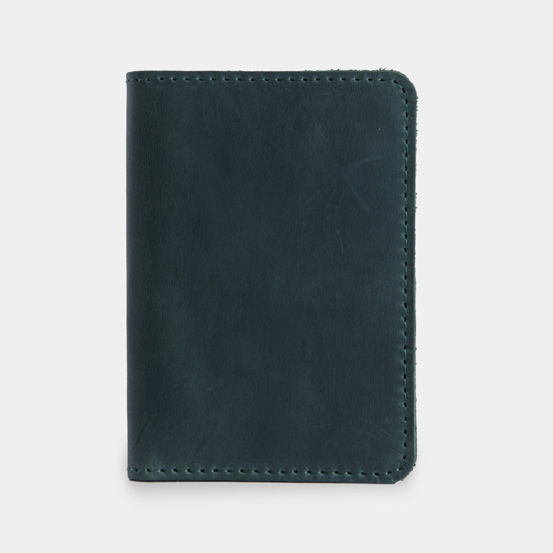 Passport Cover with Pockets Made from Vintage Leather