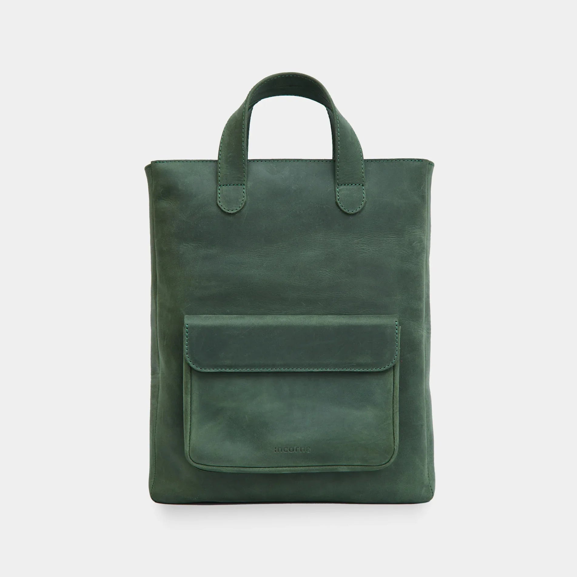 Leather Laptop Convertible Bag Voyager Long - INCARNE® Global