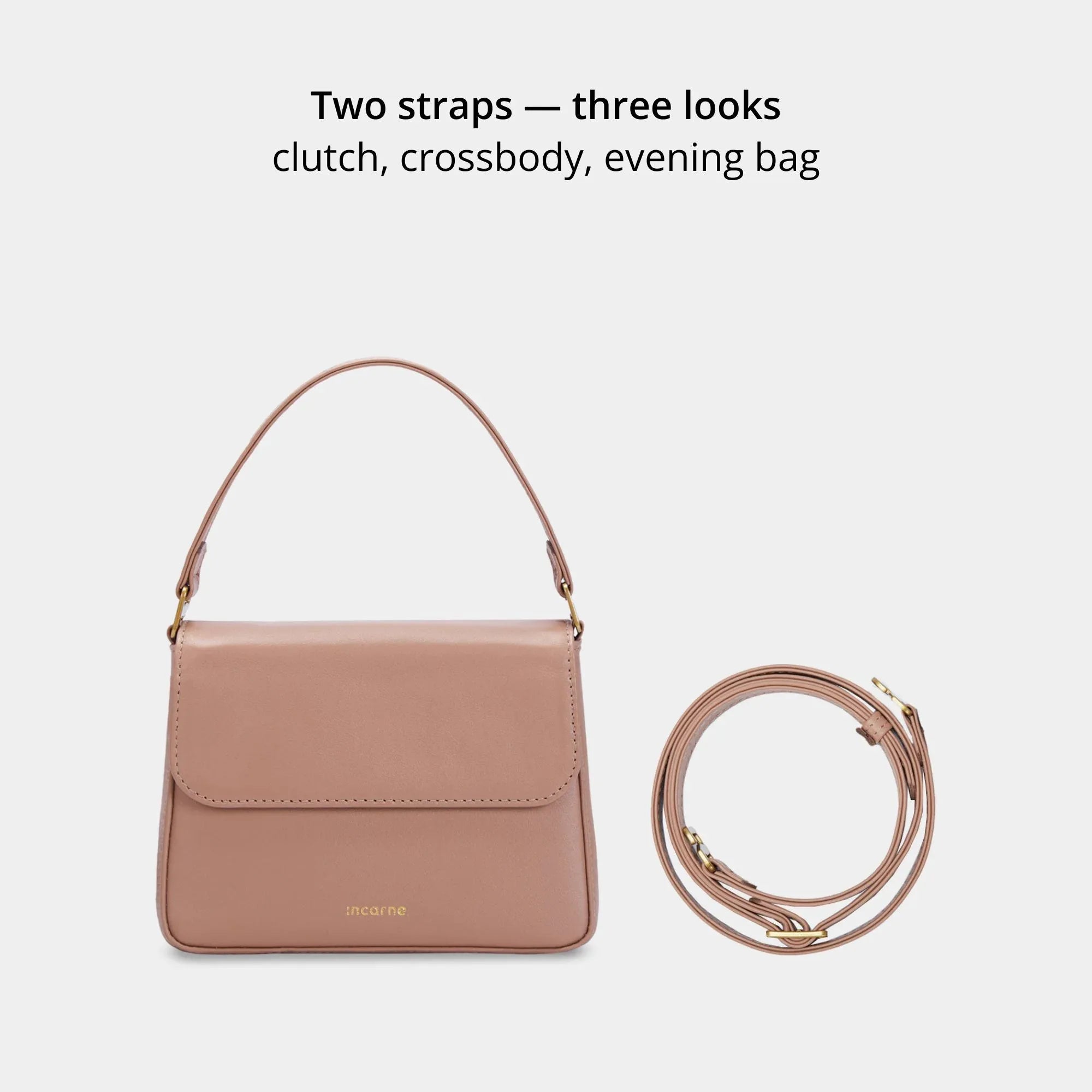 Fancy Women's Bag, Latte - INCARNE® Global