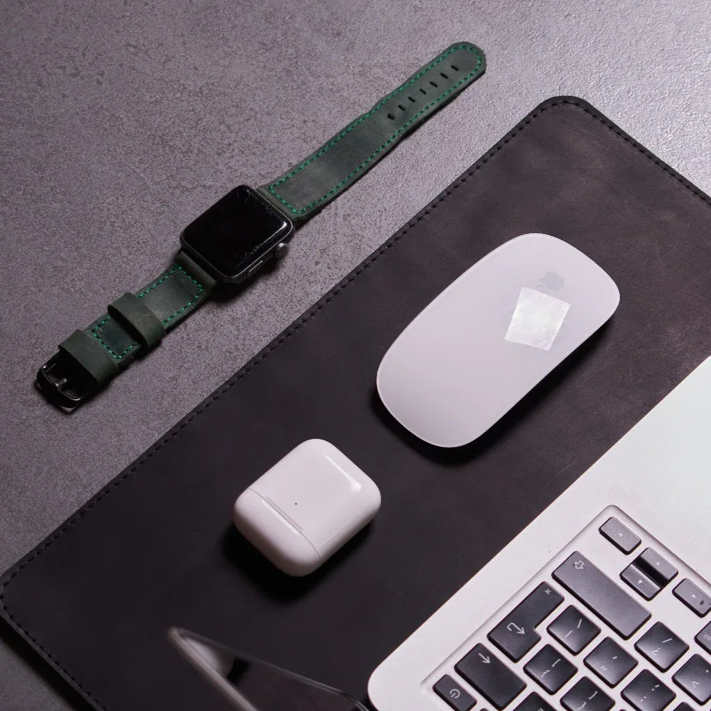 ProDesk vintage leather desk pad - INCARNE® Global