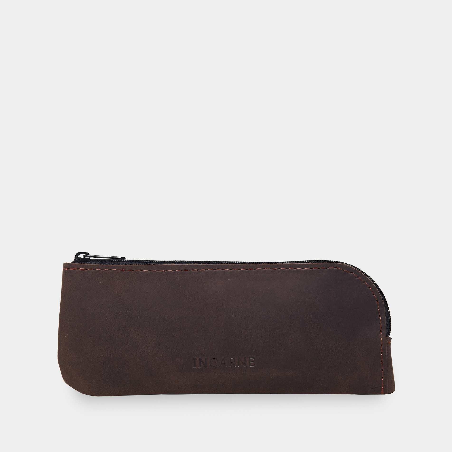 Leaf Leather Eyeglass Case - INCARNEĀ® Global