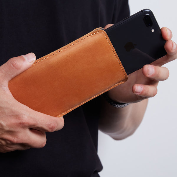 Pocket husa telefon din piele