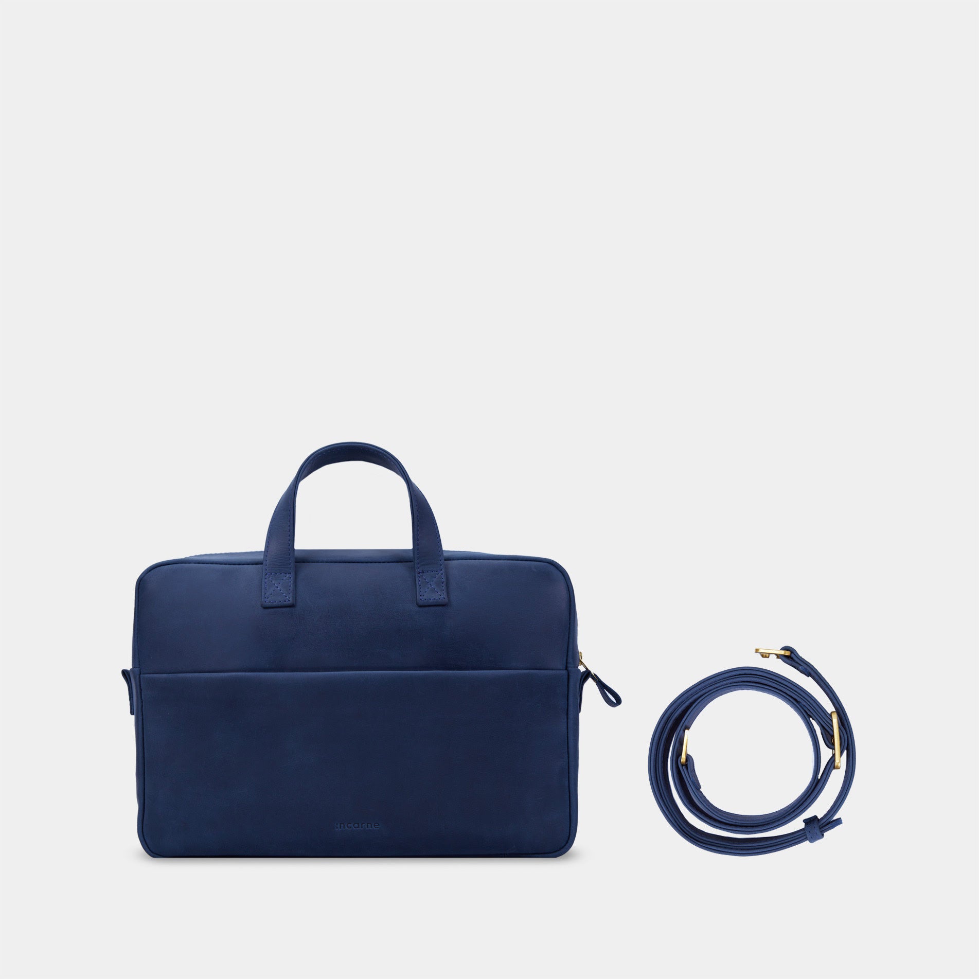 Brief Bag, Blue (vintage)