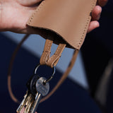 Home key holder made from genuine classic leather