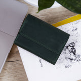 Lean Compact wallet made of vintage leather