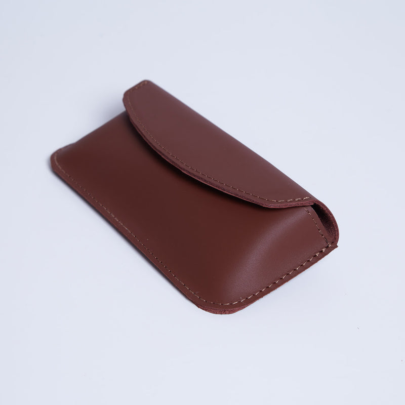 Ellet classic leather eyeglass case