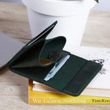 Lean Compact wallet made of vintage leather