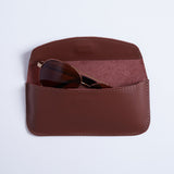 Ellet classic leather eyeglass case