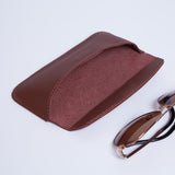 Ellet classic leather eyeglass case