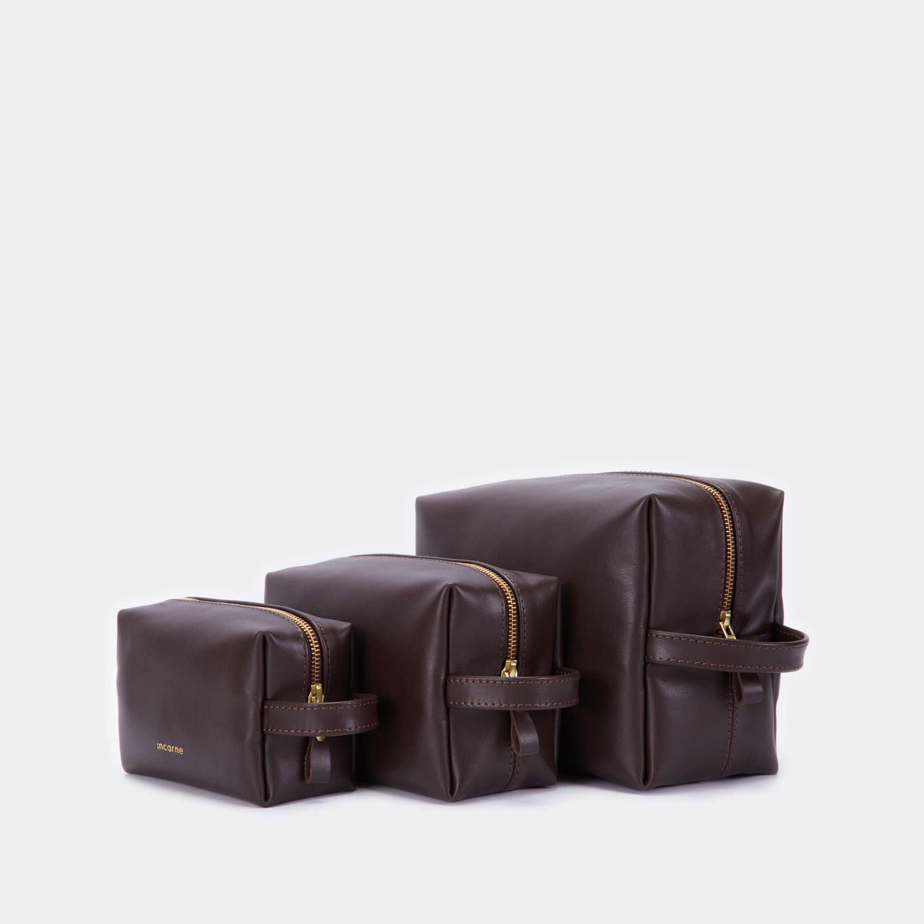 Mirage Cosmetic Bag Set, chocolate