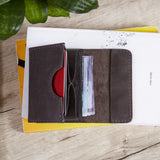 Lean Compact wallet made of vintage leather