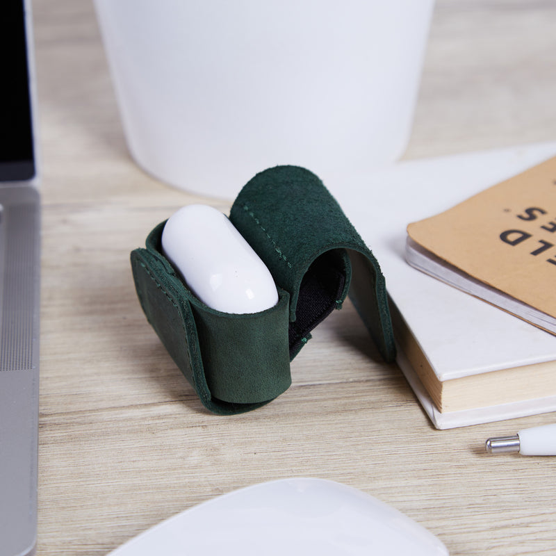 Étui en cuir pour AirPods Nest avec fermeture magnétique