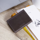 Lean Compact wallet made of vintage leather