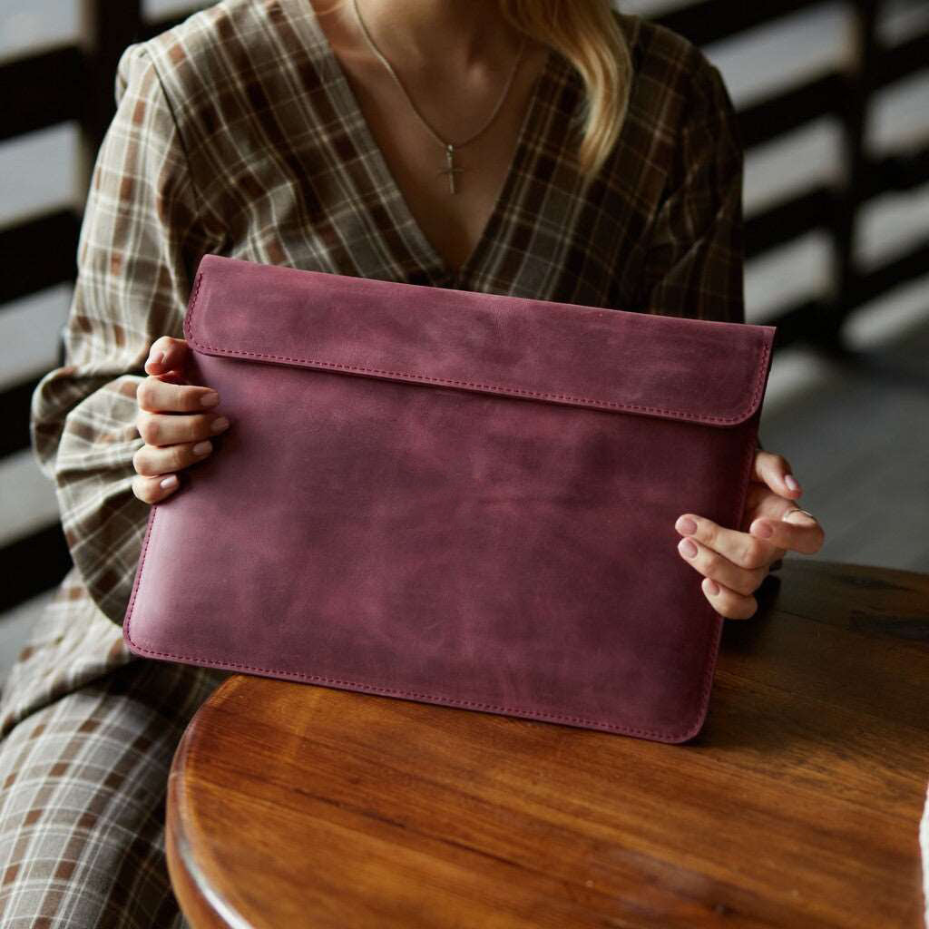 Klouz Laptop Sleeve, Burgundy (vintage)
