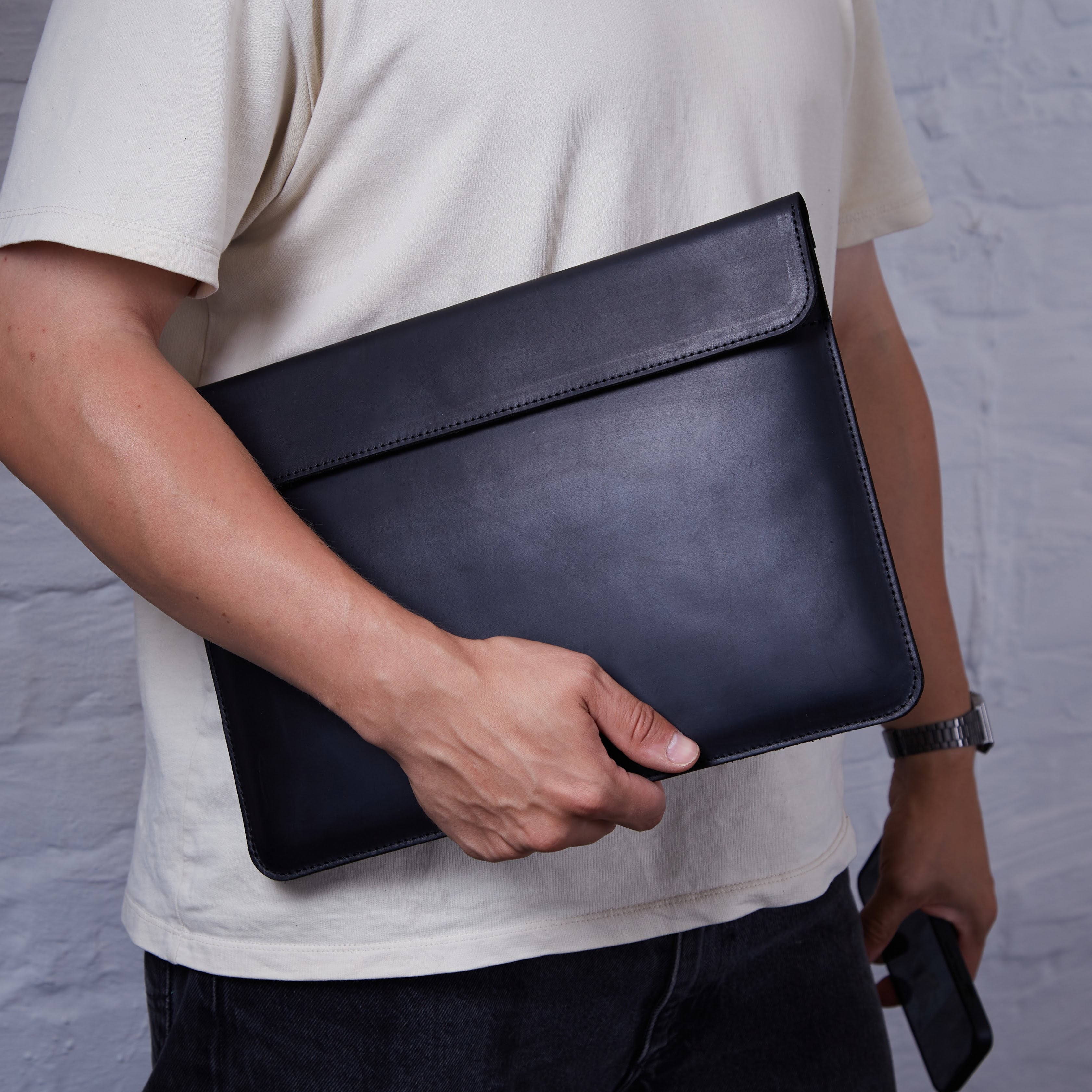 Klouz Laptop Sleeve, Black (vintage)