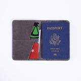 Passport Cover with the Great Seal of the United States Made from Vintage Leather