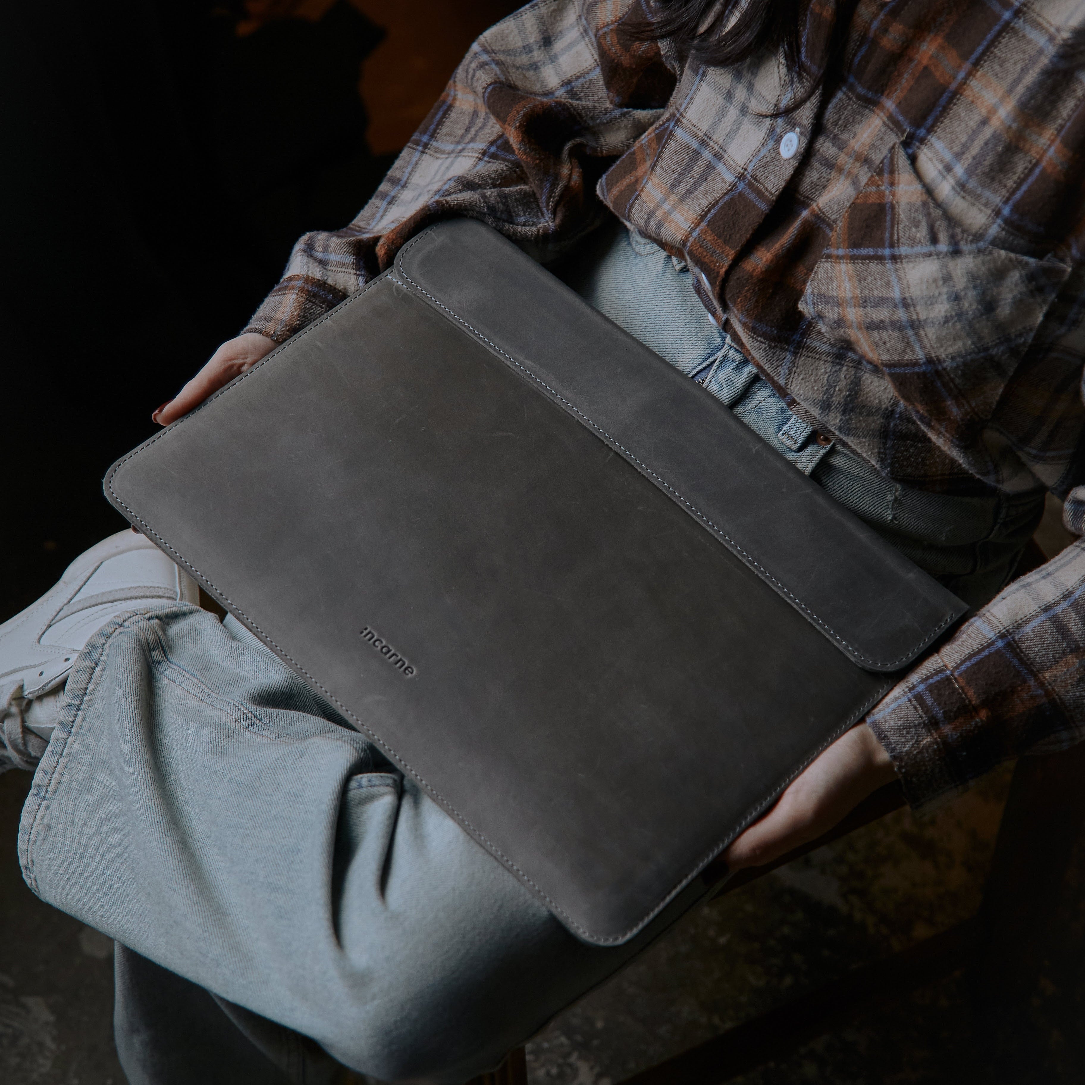 Klouz Laptop Sleeve, Gray (vintage)