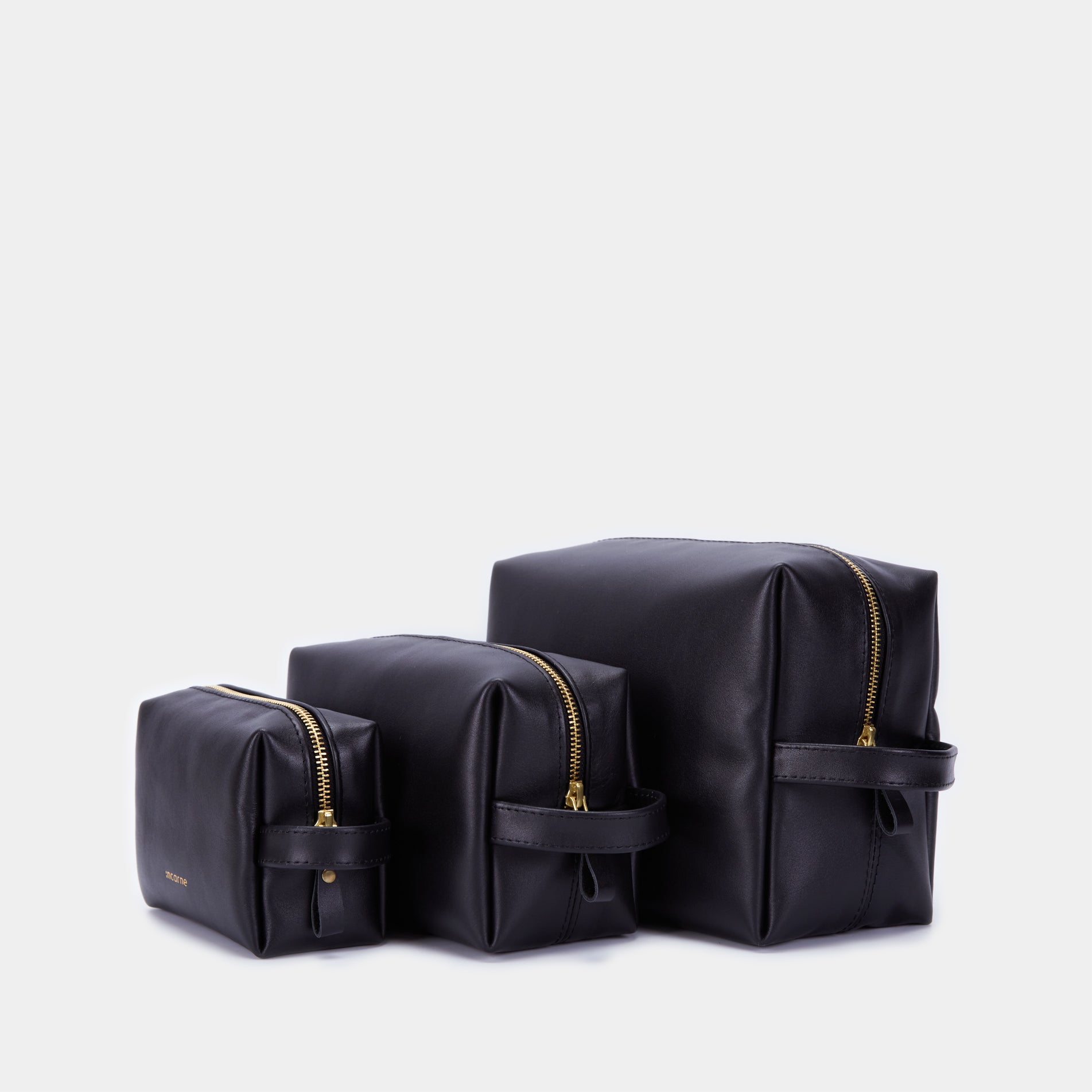 Mirage Cosmetic Bag Set, black